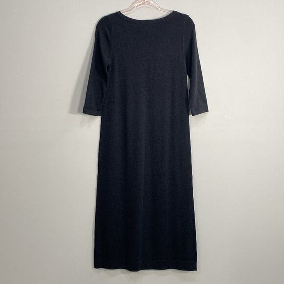 J. Jill Cotton Blend Dress Modest Women's XSP Gray - Picture 4 of 9
